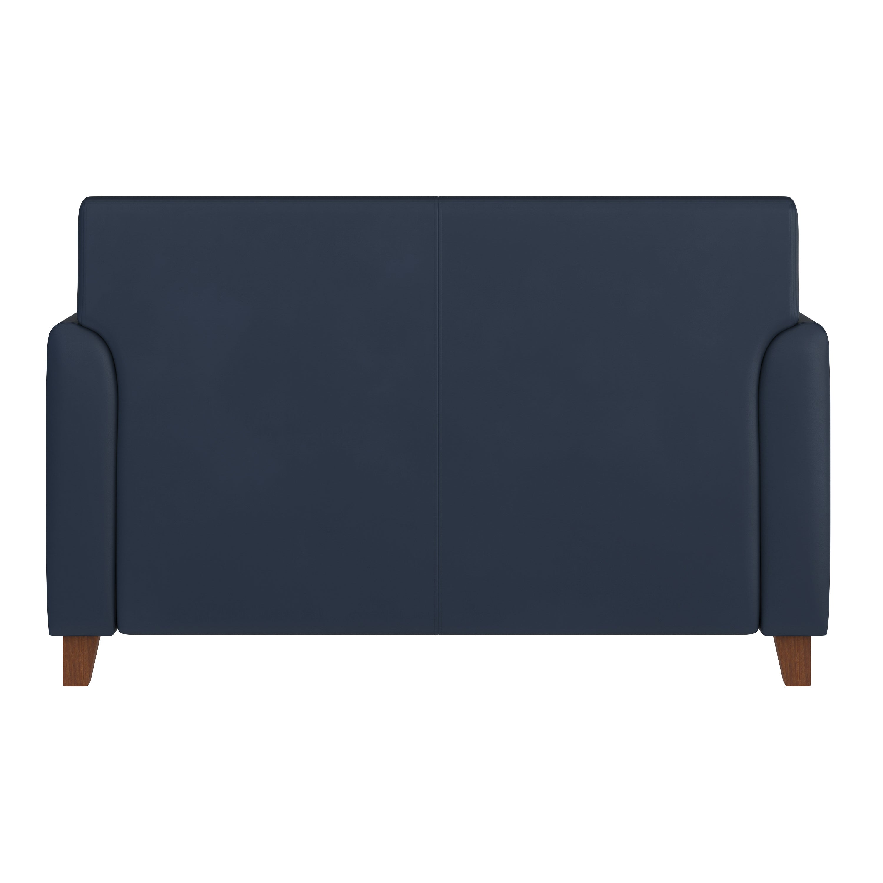 HERCULES Diplomat Series Navy LeatherSoft Loveseat