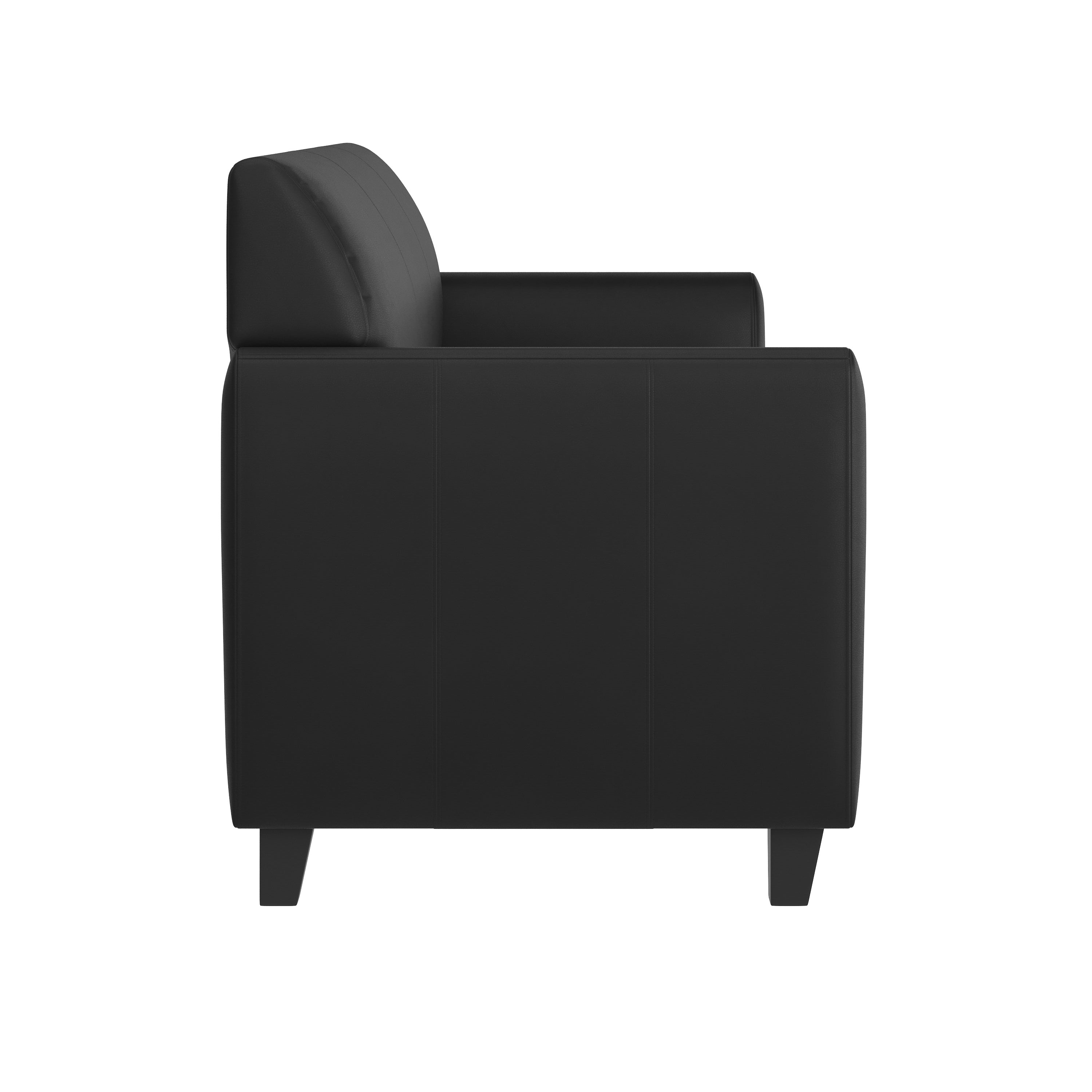HERCULES Diplomat Series Black LeatherSoft Sofa