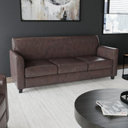 HERCULES Diplomat Series Brown LeatherSoft Sofa