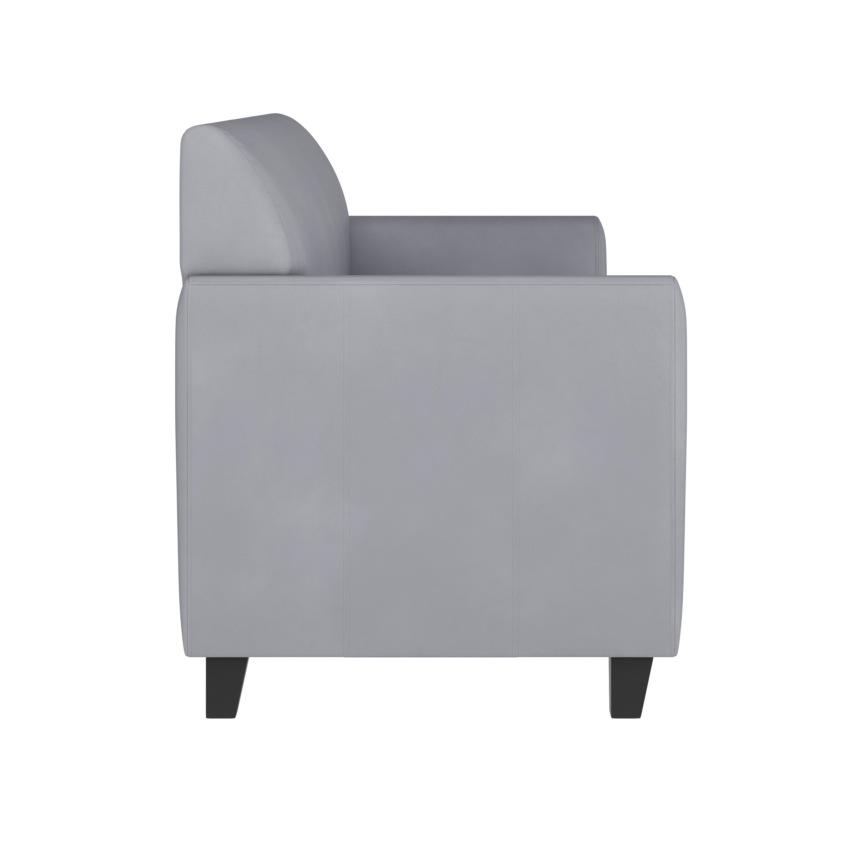 HERCULES Diplomat Series Gray LeatherSoft Sofa