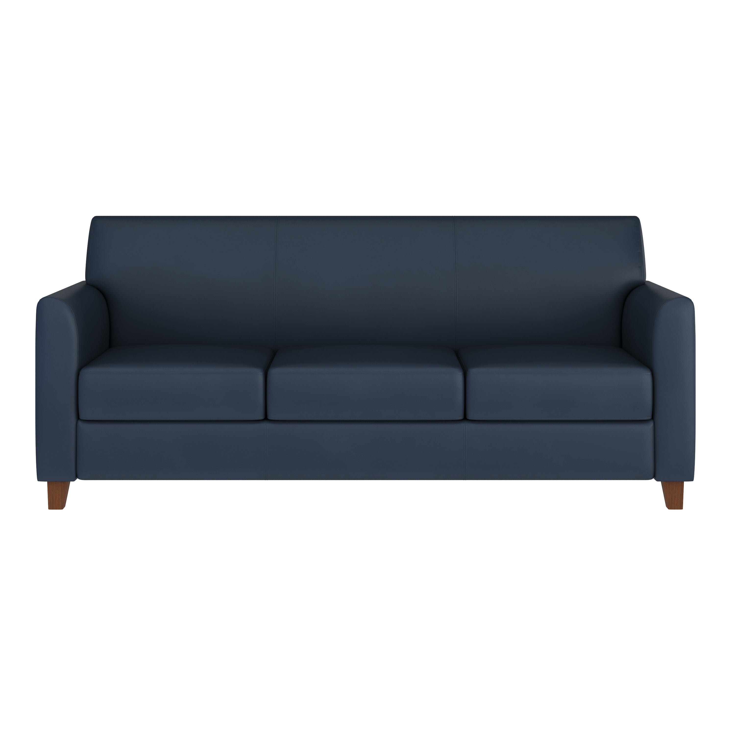 HERCULES Diplomat Series Navy LeatherSoft Sofa