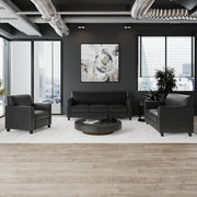 HERCULES Diplomat Series Reception Set in Black LeatherSoft