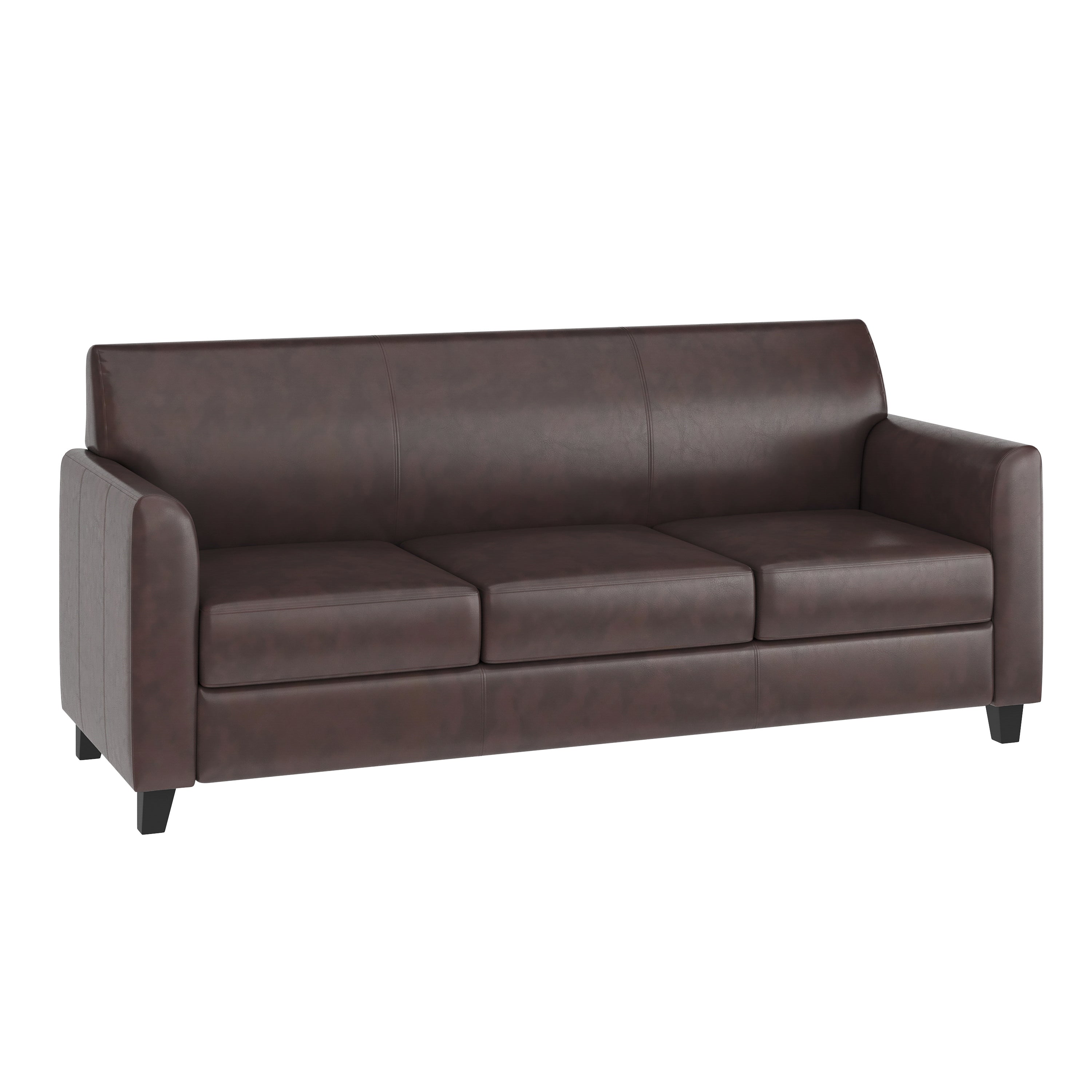 HERCULES Diplomat Series Reception Set in Brown LeatherSoft