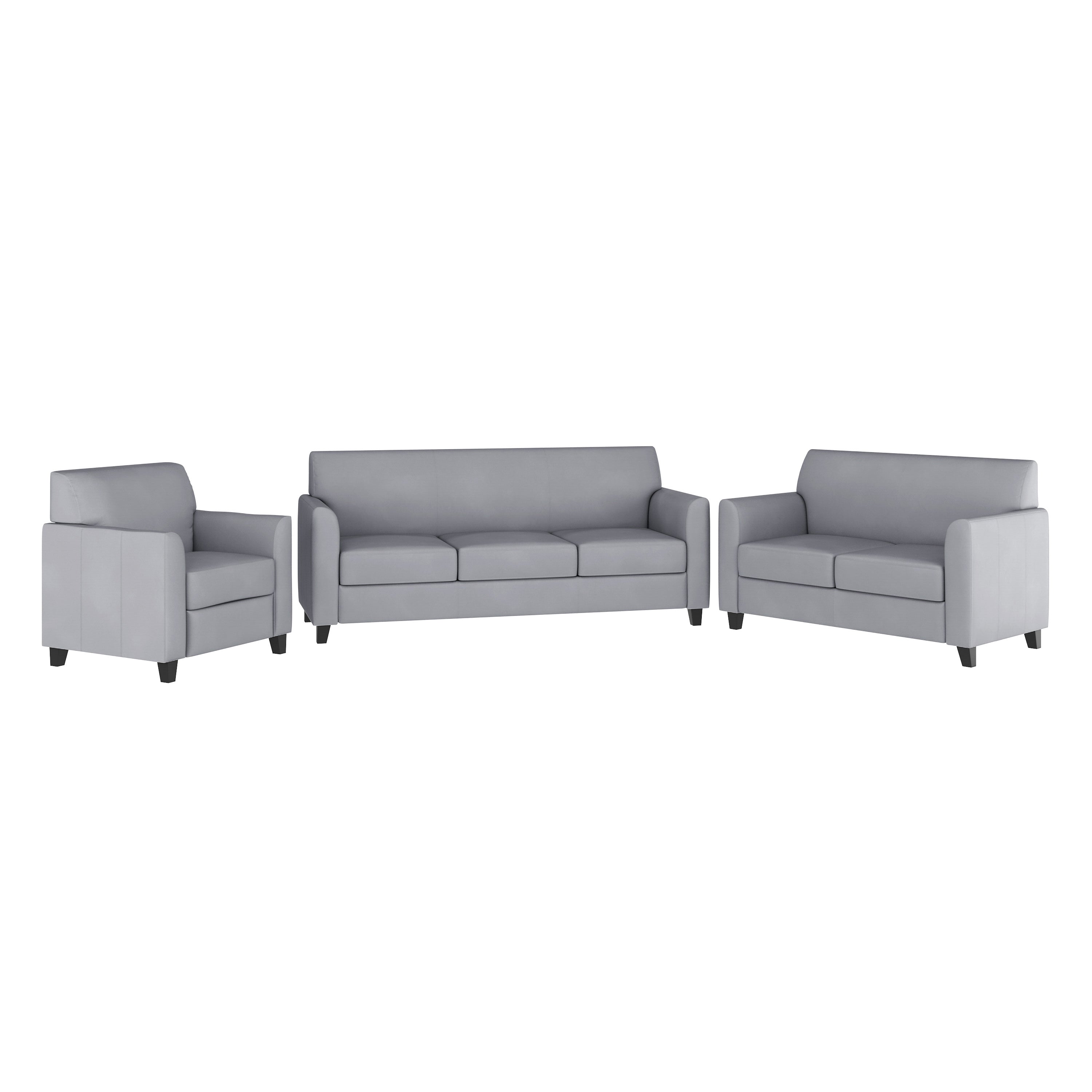 HERCULES Diplomat Series Reception Set in Gray LeatherSoft