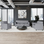 HERCULES Diplomat Series Reception Set in Gray LeatherSoft