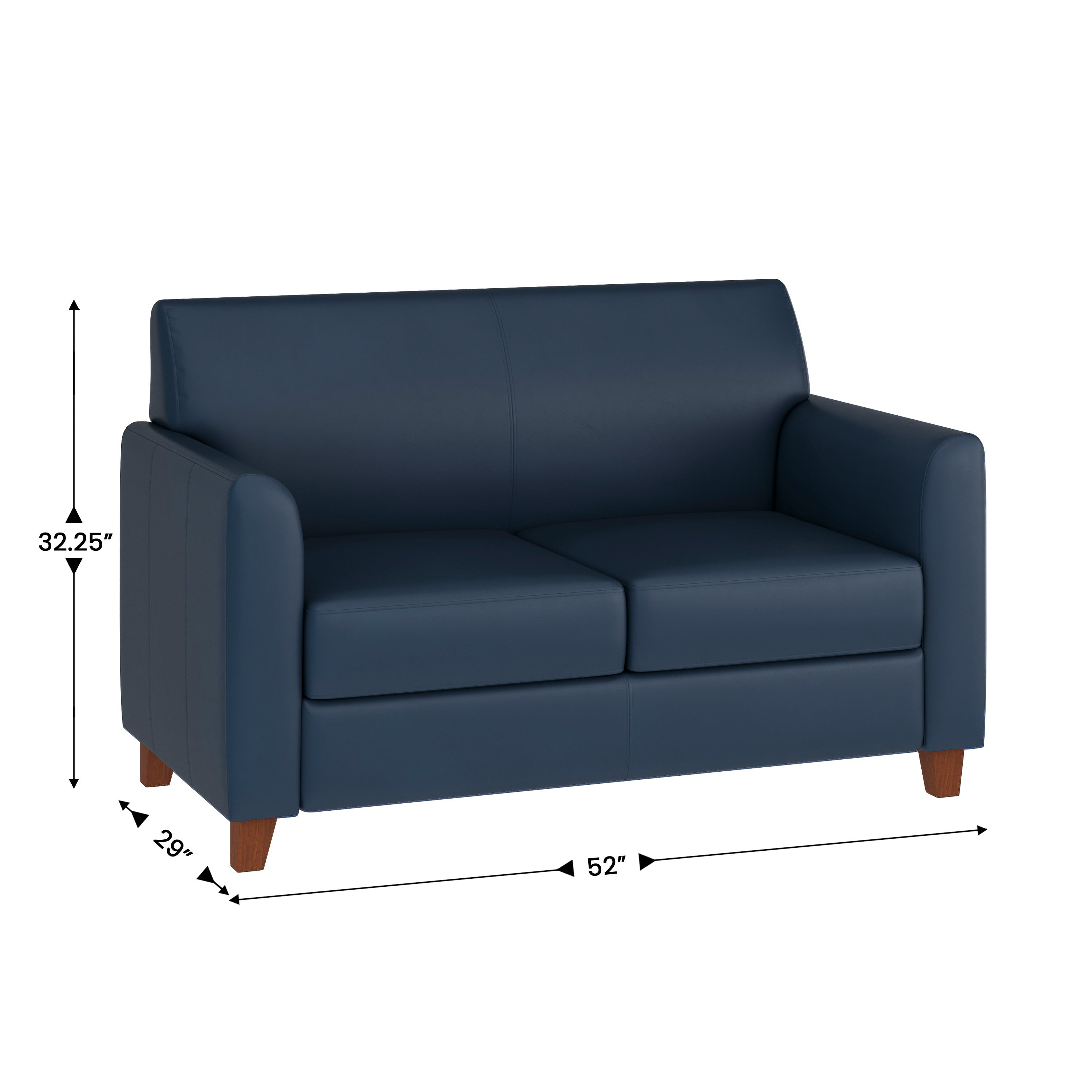 HERCULES Diplomat Series Reception Set in Navy LeatherSoft
