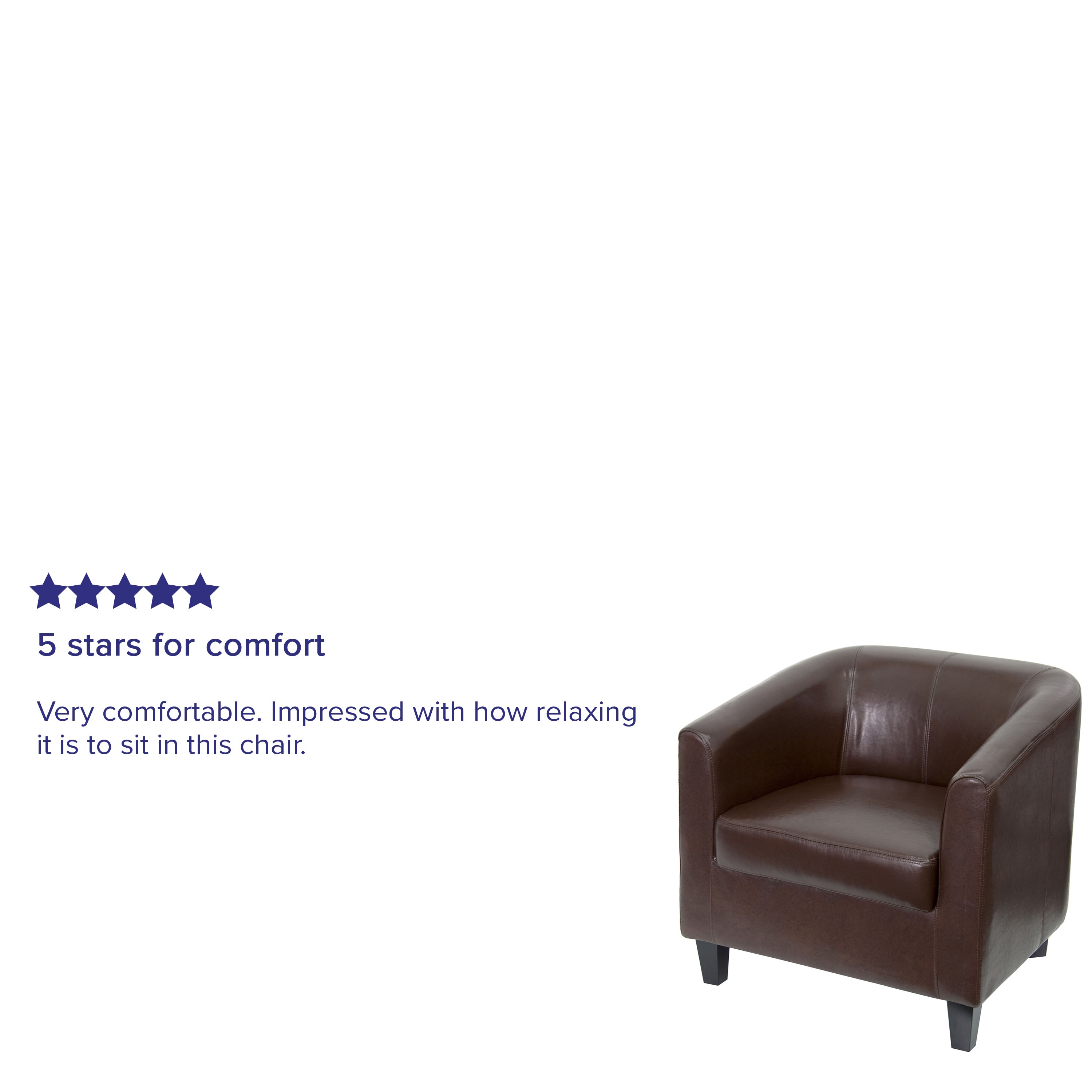 Katie Brown LeatherSoft Lounge Chair