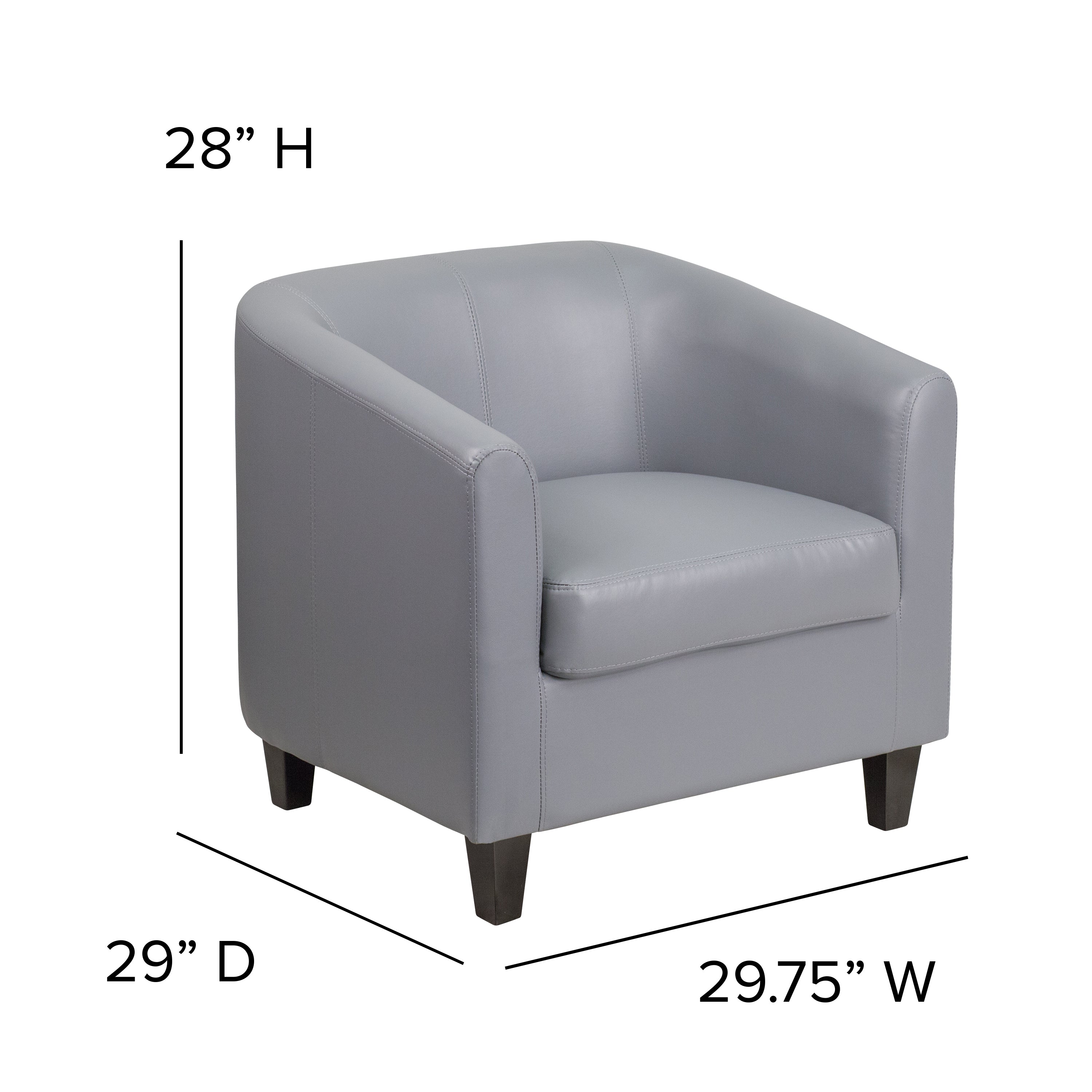 Katie Gray LeatherSoft Lounge Chair