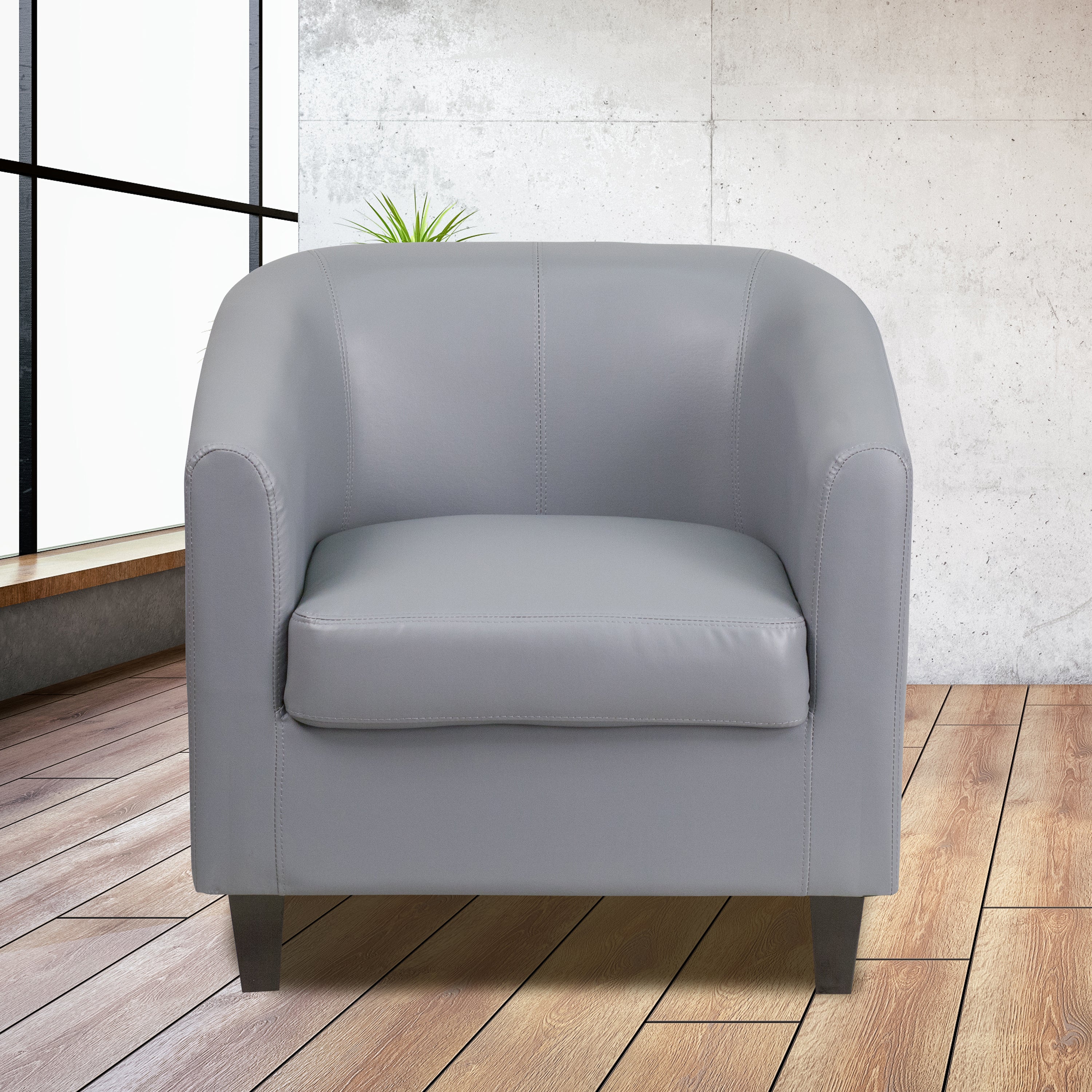 Katie Gray LeatherSoft Lounge Chair