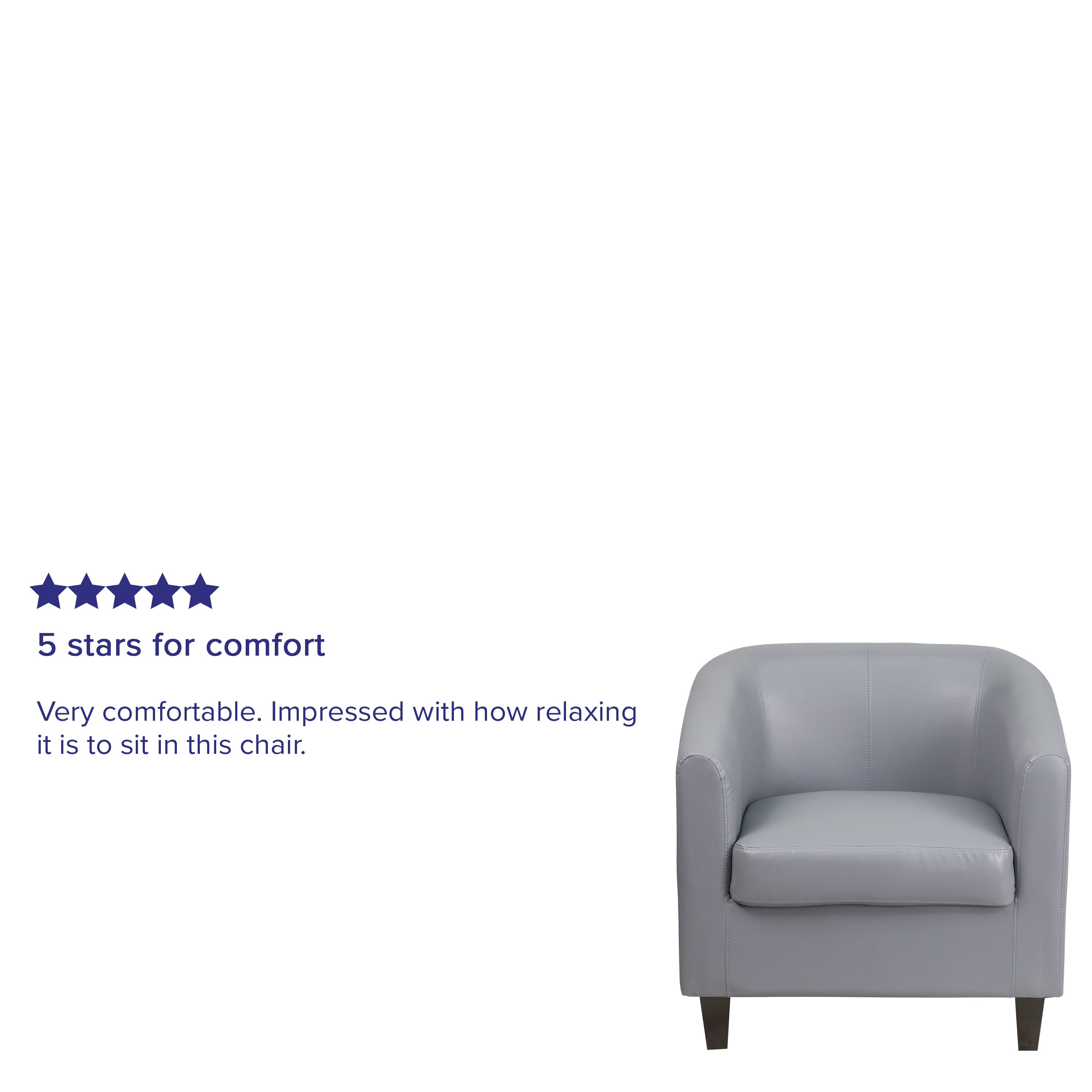 Katie Gray LeatherSoft Lounge Chair
