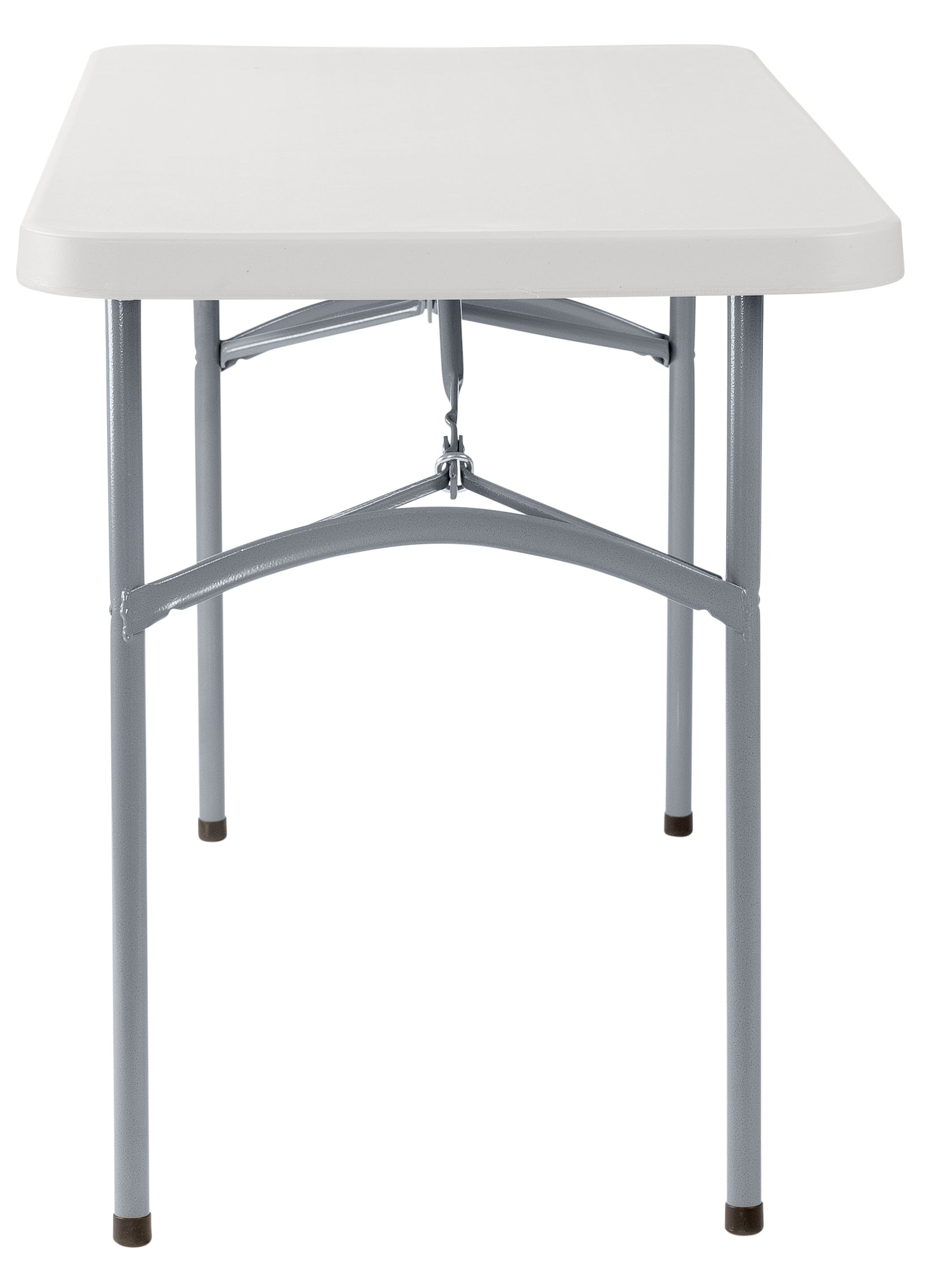 NPS® 24" x 48" Heavy Duty Folding Table, Surface Color: Speckled Grey, Frame Color: Grey