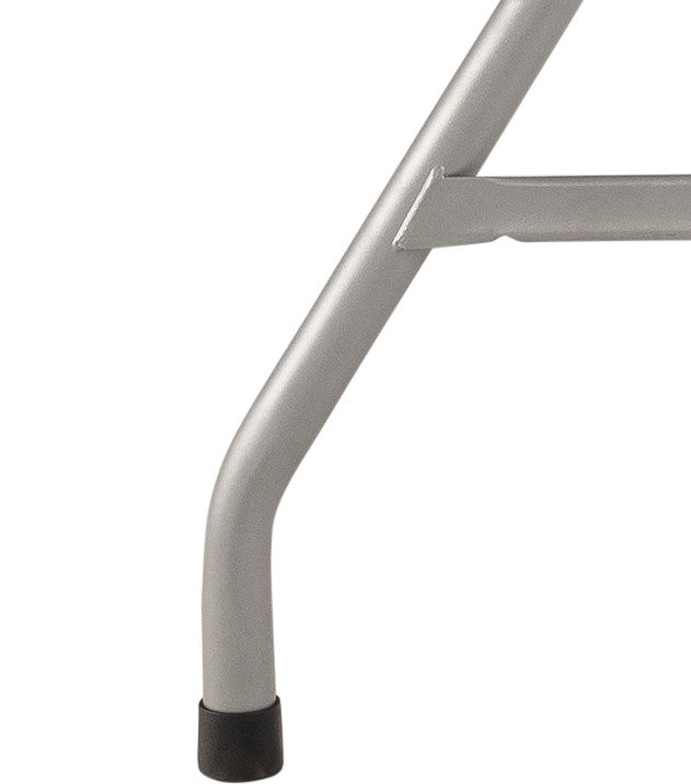 NPS® 30" x 72" Heavy Duty Folding Table, Surface Color: Charcoal Slate, Frame Color: Silver