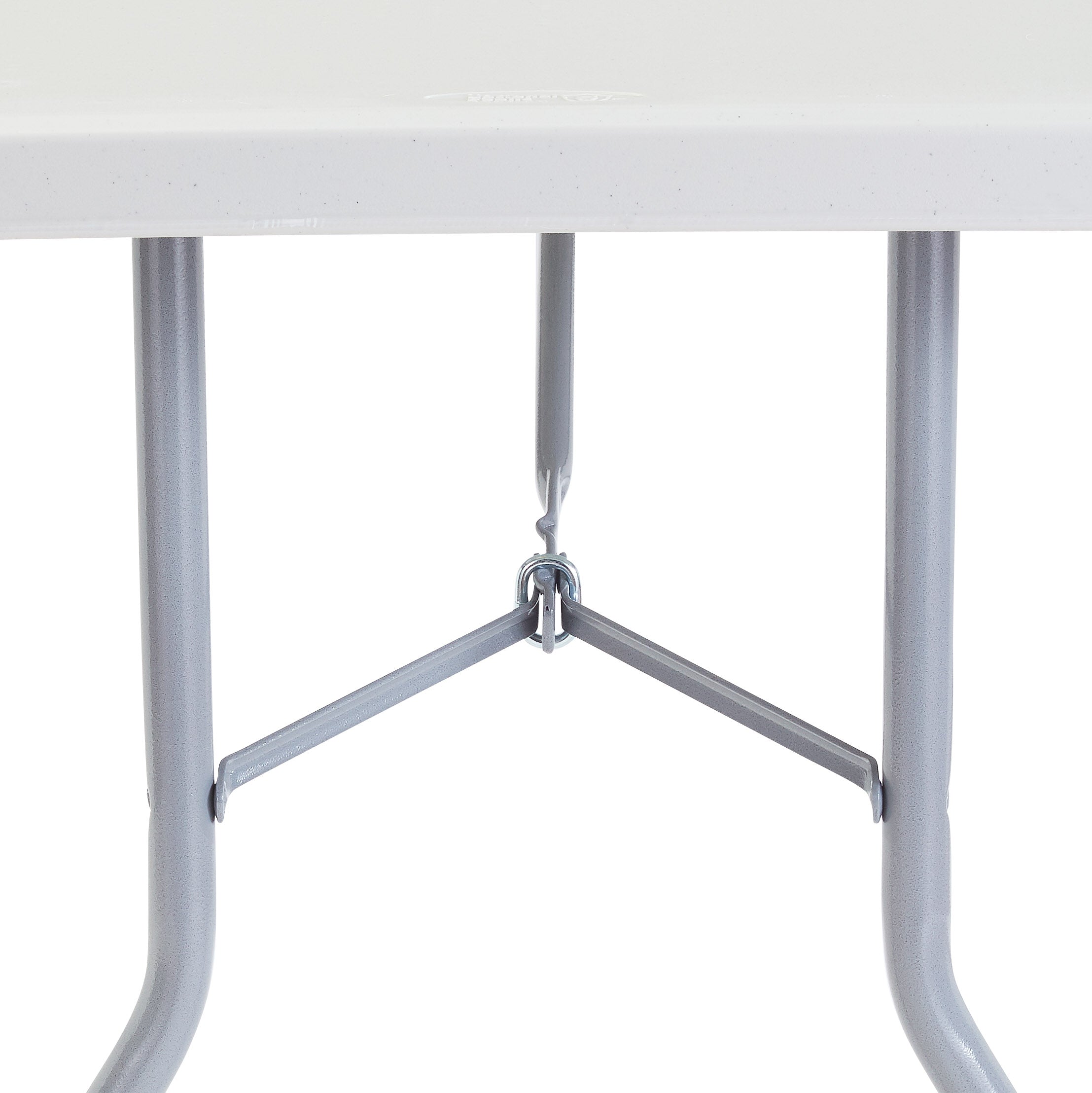 NPS® 30" x 72" Heavy Duty Folding Table, Surface Color: Speckled Gray, Frame Color: Grey