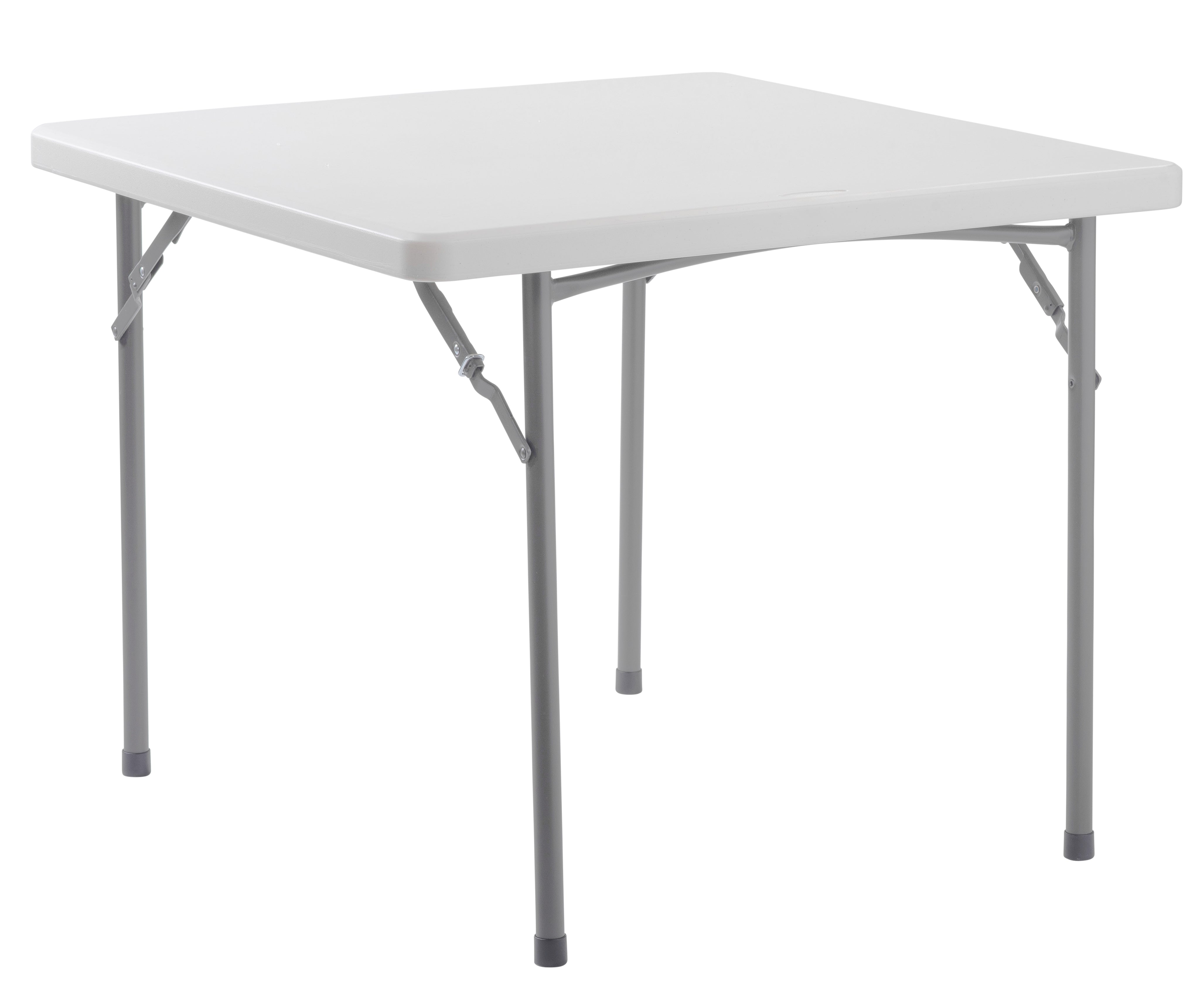 NPS® 36" x 36" Heavy Duty Folding Table, Surface Color: Speckled Grey, Frame Color: Grey