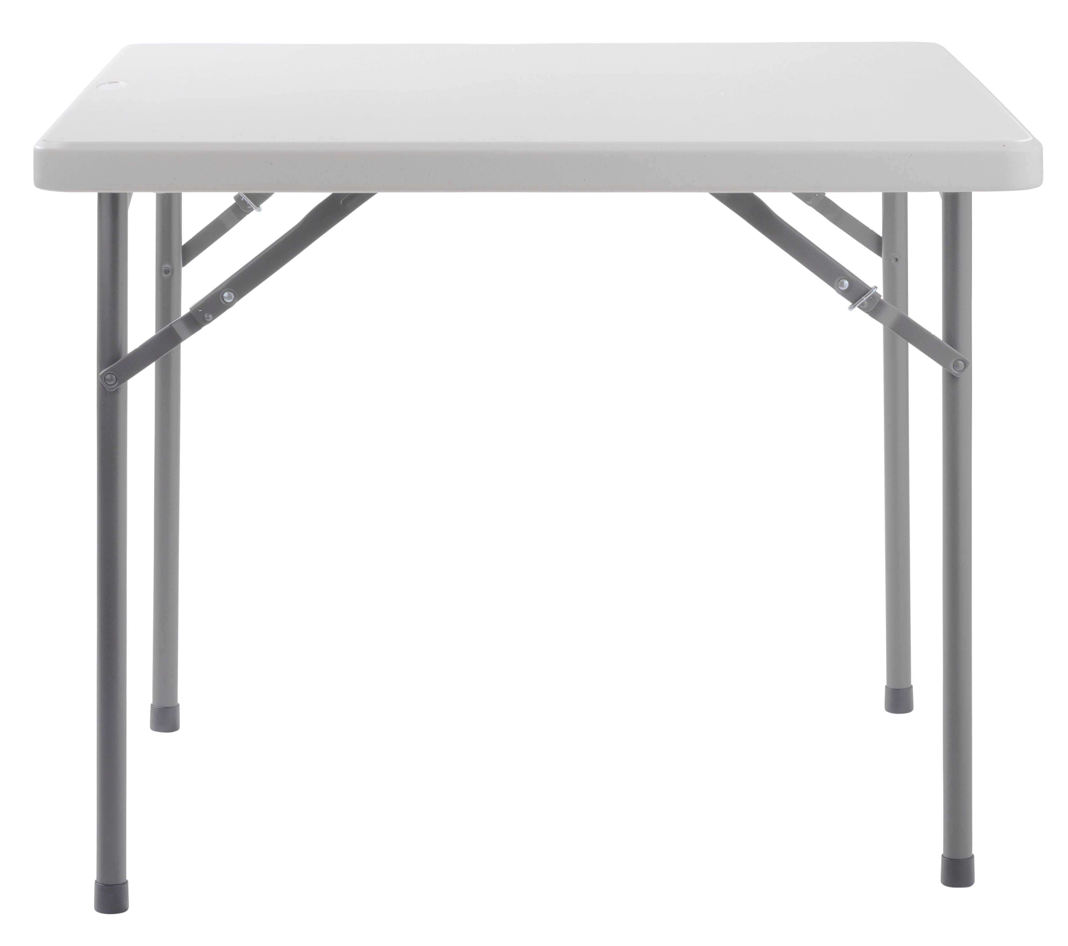 NPS® 36" x 36" Heavy Duty Folding Table, Surface Color: Speckled Grey, Frame Color: Grey