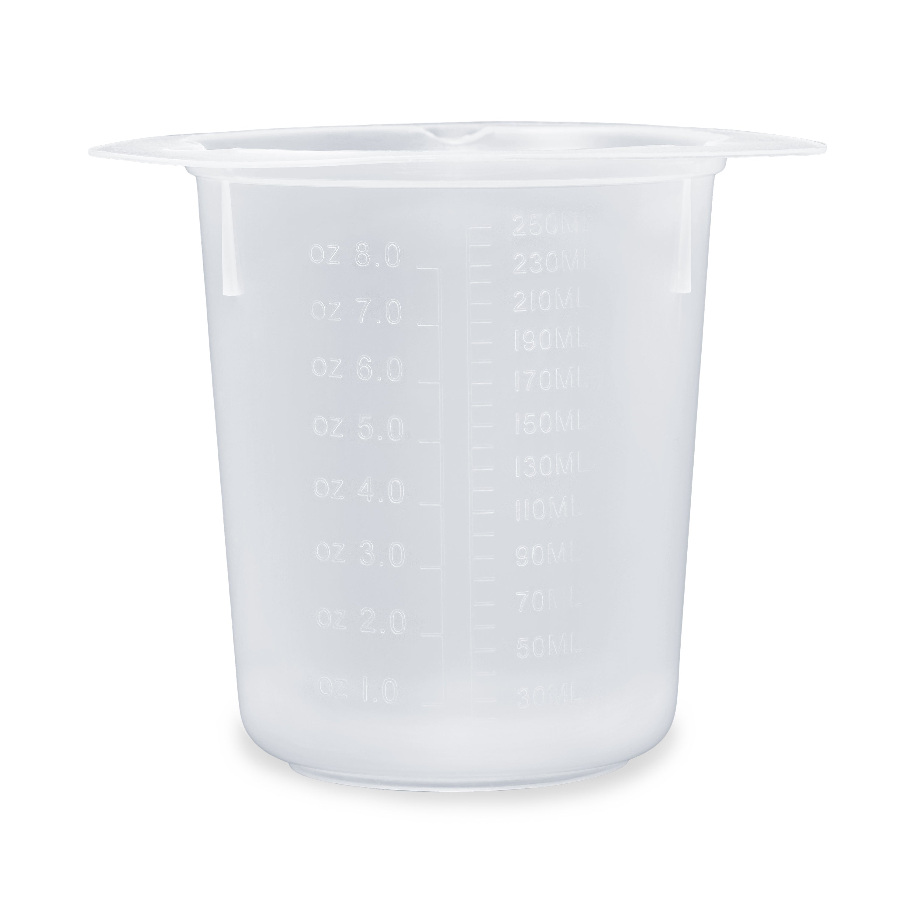 United Scientific® Tri-Corner Beakers, Polypropylene PP, 250 mL, comes with 100