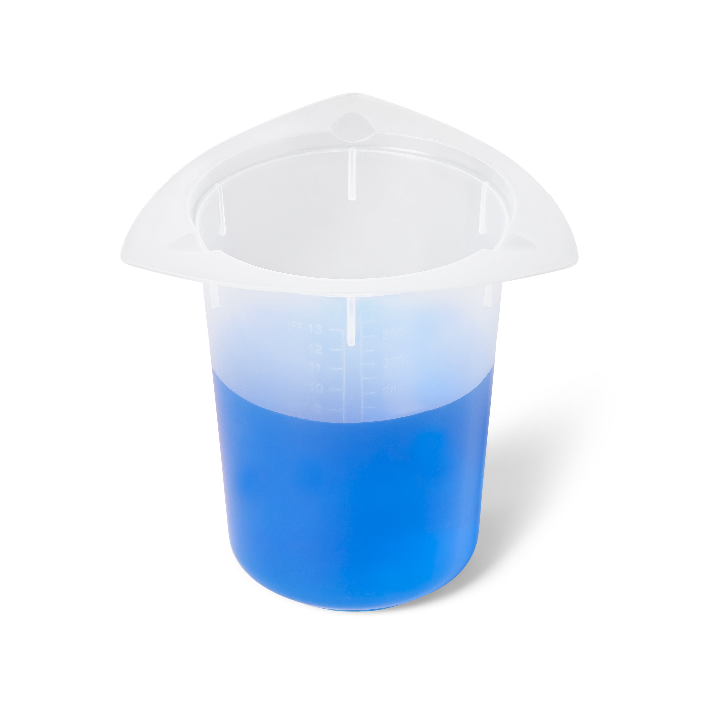 United Scientific® Tri-Corner Beakers, Polypropylene PP, 400 mL, comes with 100