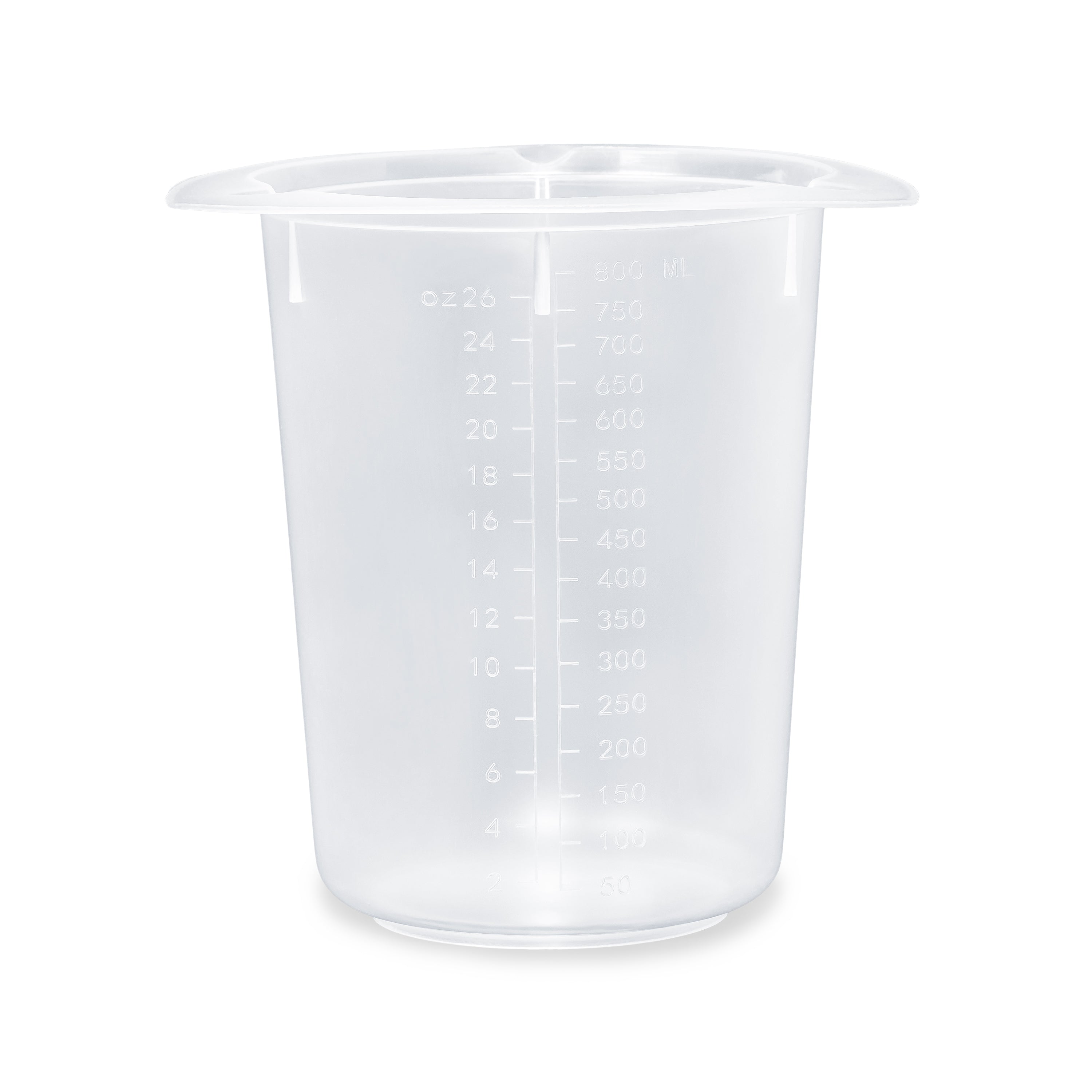United Scientific® Tri-Corner Beakers, Polypropylene PP, 800 mL, comes with 100