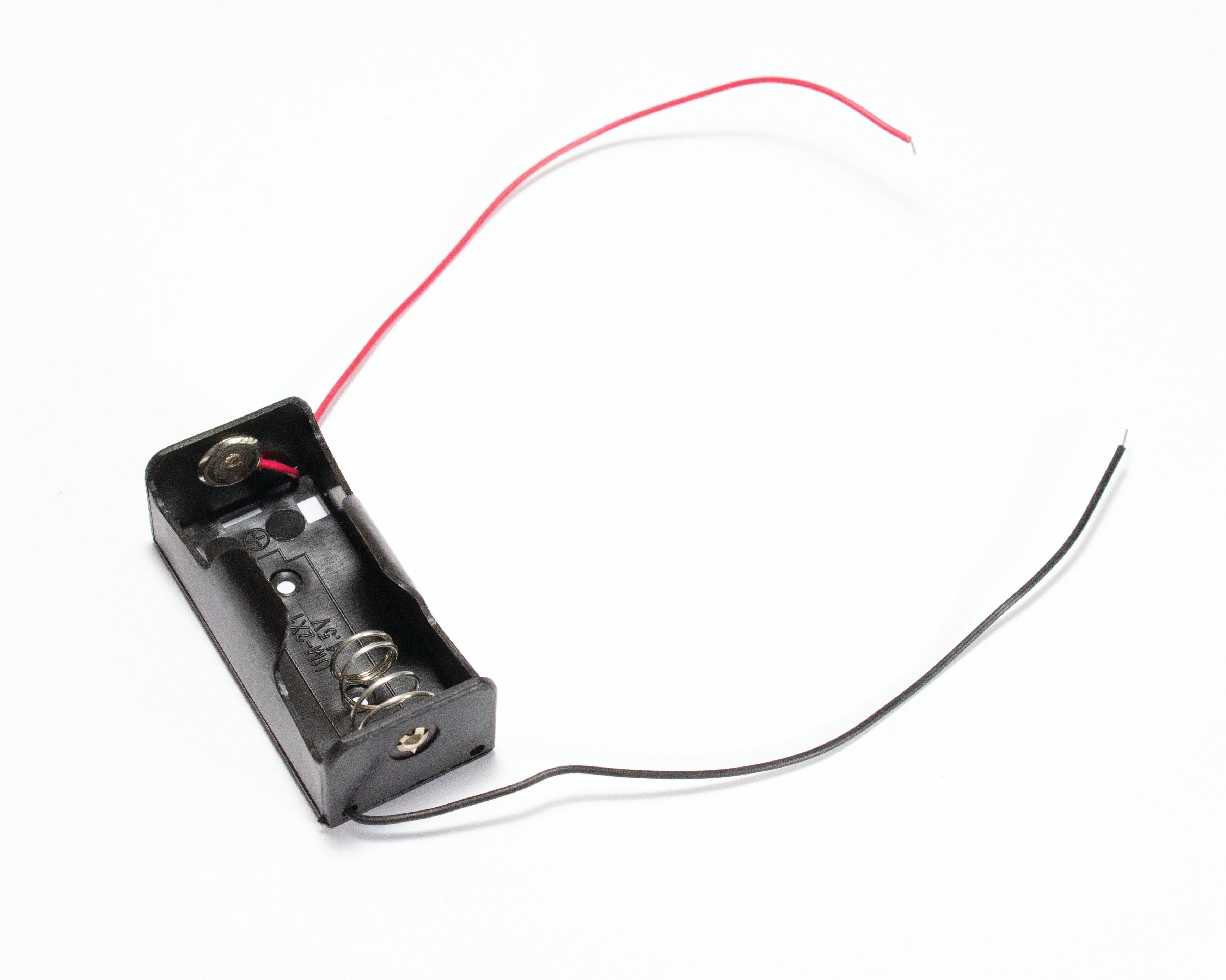 United Scientific® C Cell Battery Holder With Leads