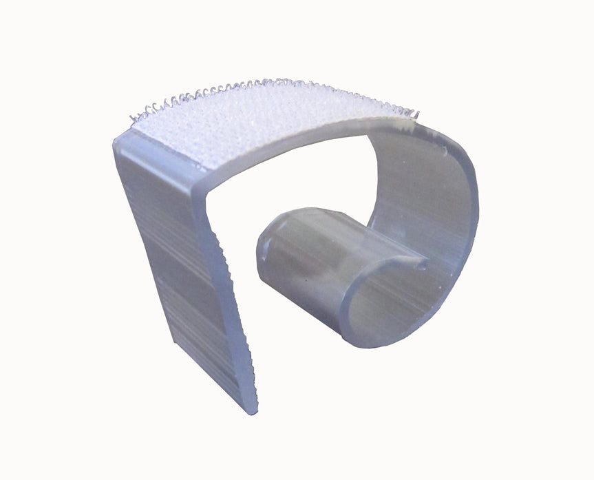 NPS® Skirting Clip for Blow Molded Folding Tables, Pack of 50, Frame Color: Clear