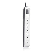 Belkin - BV107200-12 12 Ft 7 Outlets 2280 J Surge Suppressor - Black