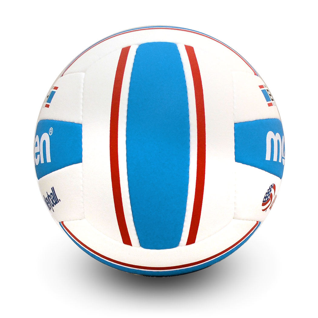 Beach Volleyball Beach Volleyball, Indoor/Outdoor, PU cover, Official Size, Red/White/Blue