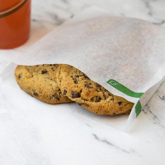 Renewable & Compostable Dry Wax White Sandwich Bag 6x6.5 - Case of 2000