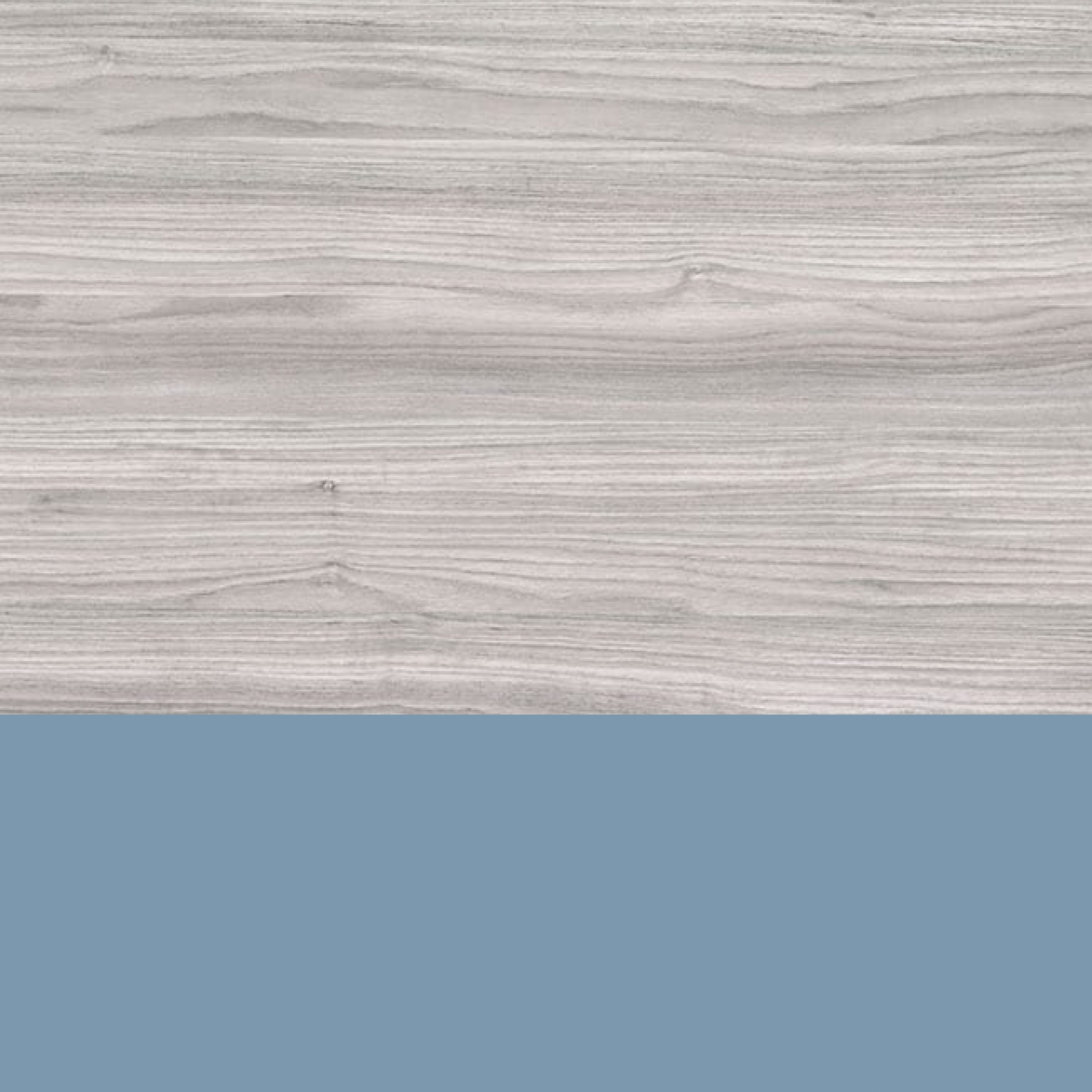 Berries® Kidney Activity Table - 48" X 72", A-height - Driftwood Gray/Coastal Blue/Gray