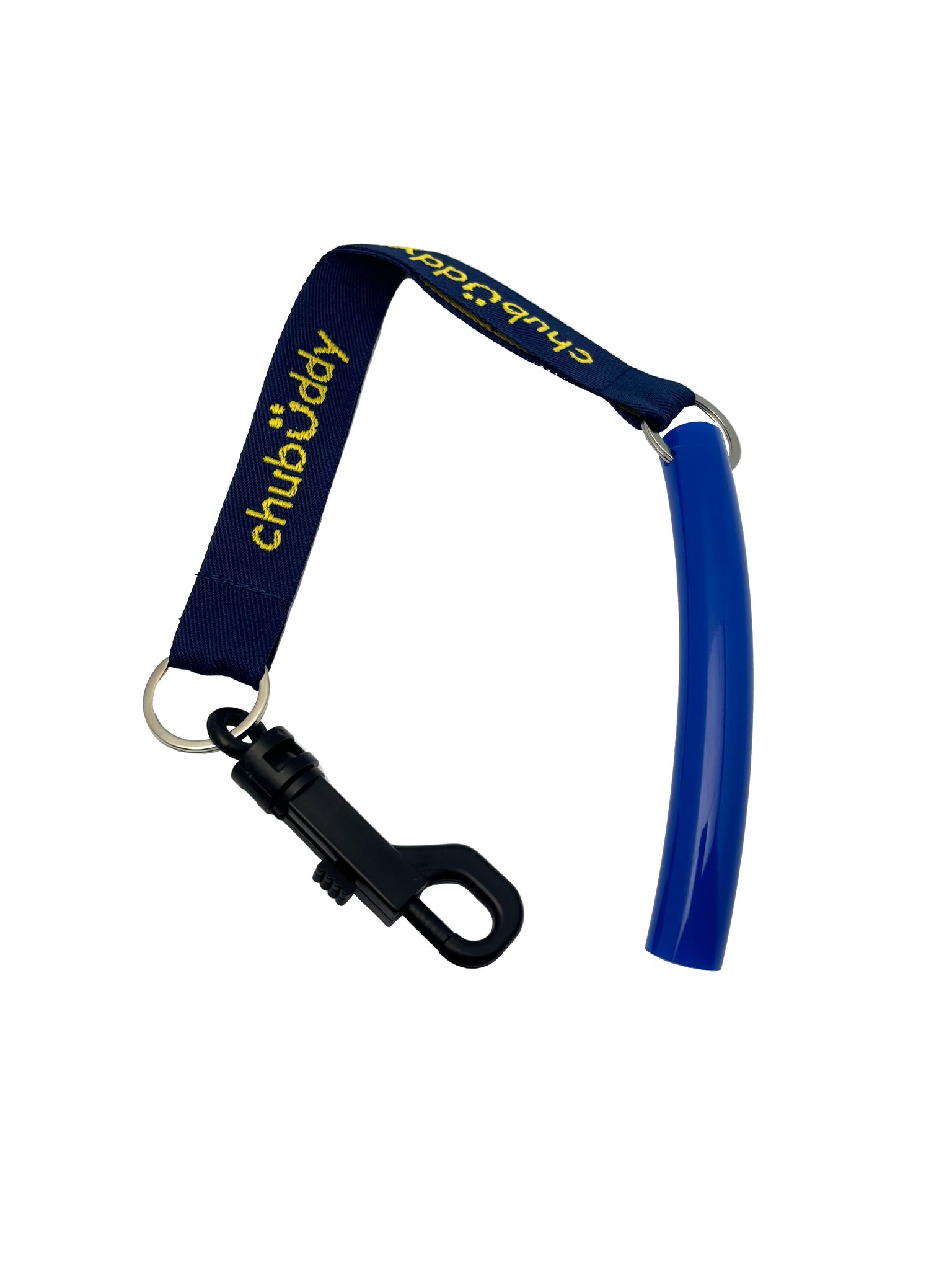 Special Needs Sensory Toy - 9/16" Big Red Tube, 9/16" Big Green Tube, 9/16" Big Blue Tube on 16" Neck Lanyard