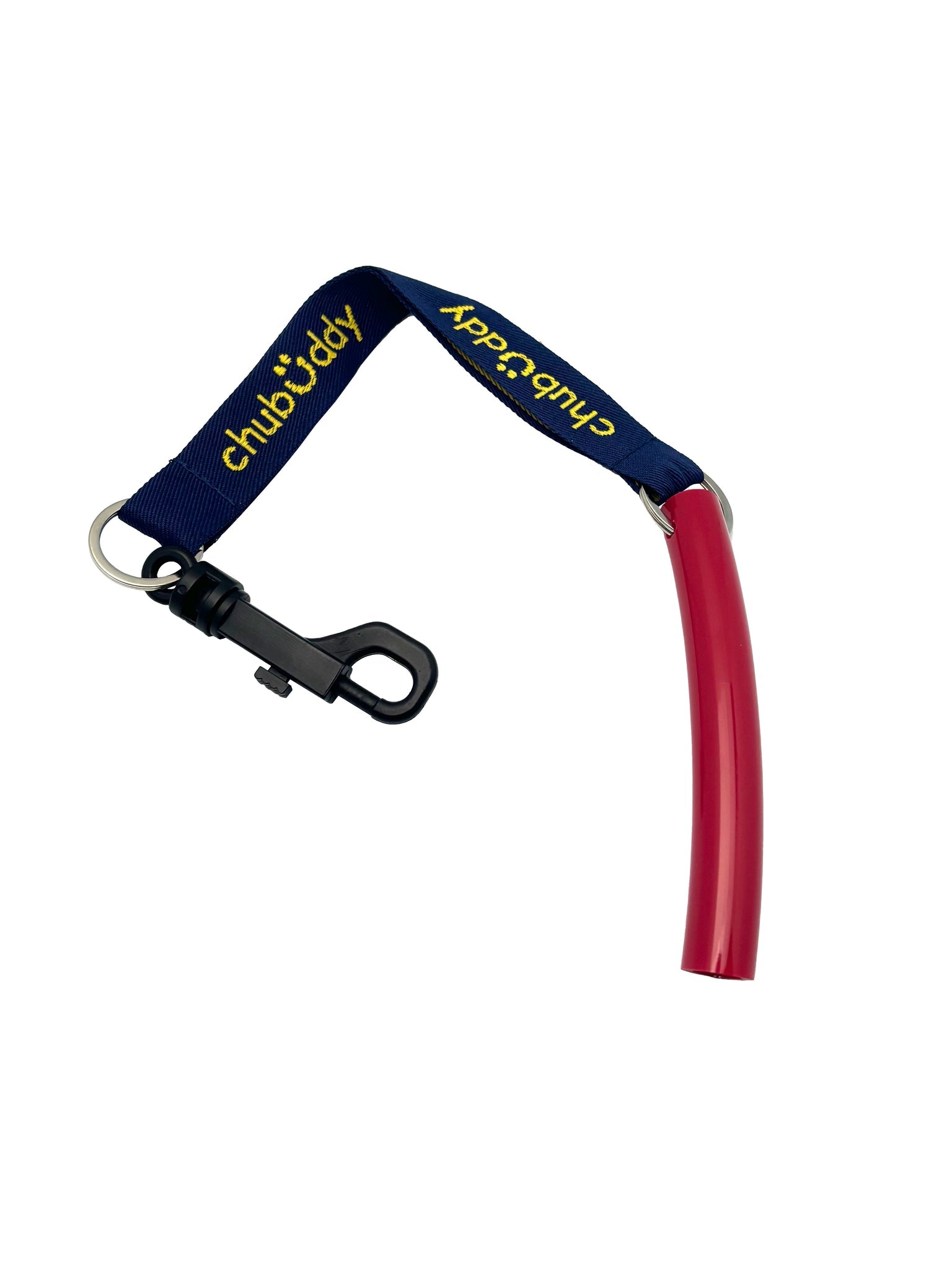 Special Needs Sensory Toy - 9/16" Big Red Tube, 9/16" Big Green Tube, 9/16" Big Blue Tube on 16" Neck Lanyard