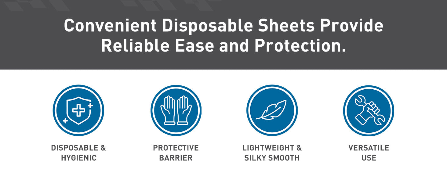 Disposable Crescent Cover, 200 Pack