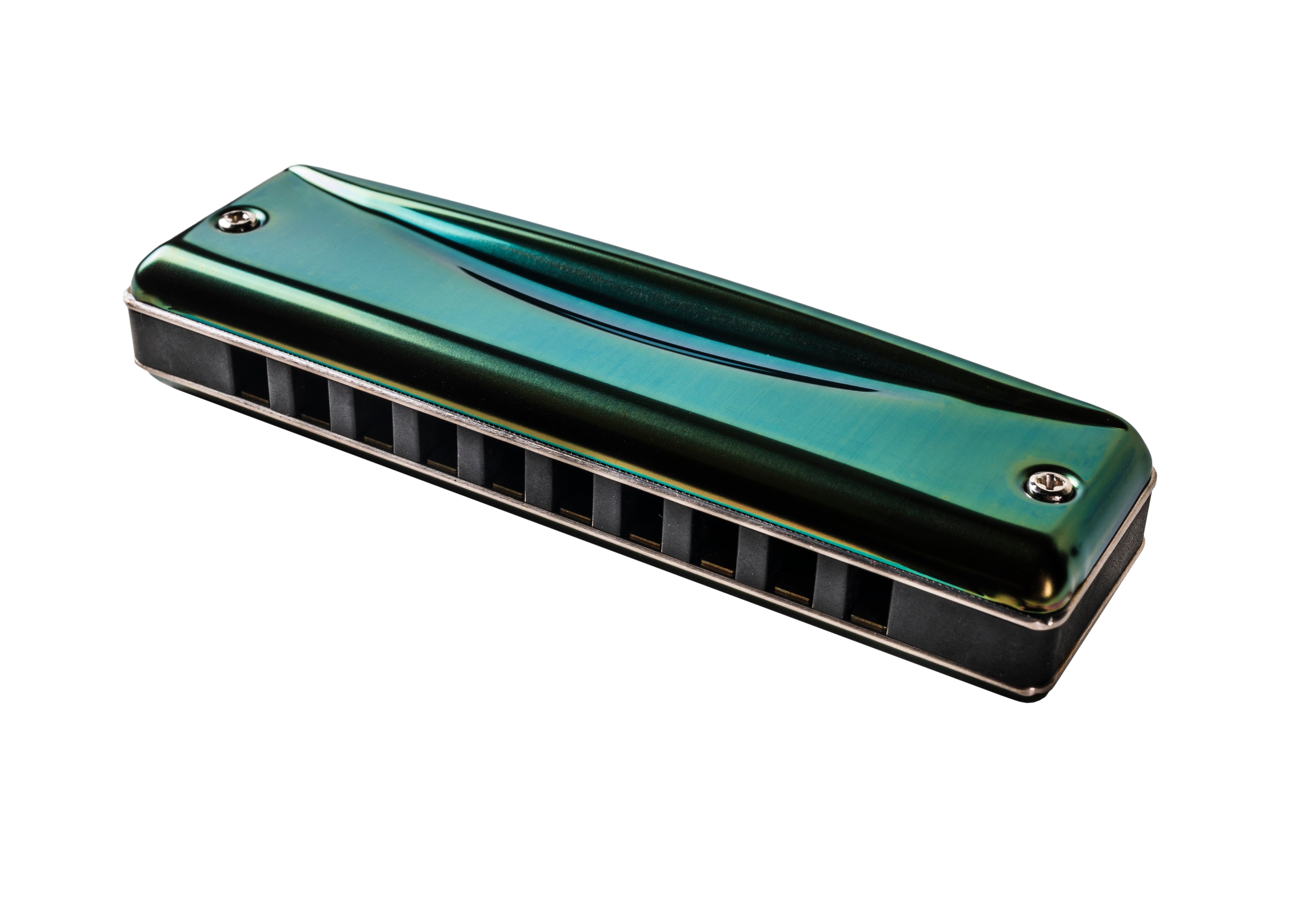 Suzuki C-20-F# Olive Harmonica Key of F#