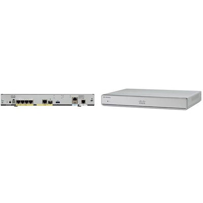 Cisco C1101-4P Integrated Services Router with 4-Gigabit Ethernet (GbE) Ports GE Ethernet WAN Router Integrated USB 3+ 1-Year Limited Hardware Warrant