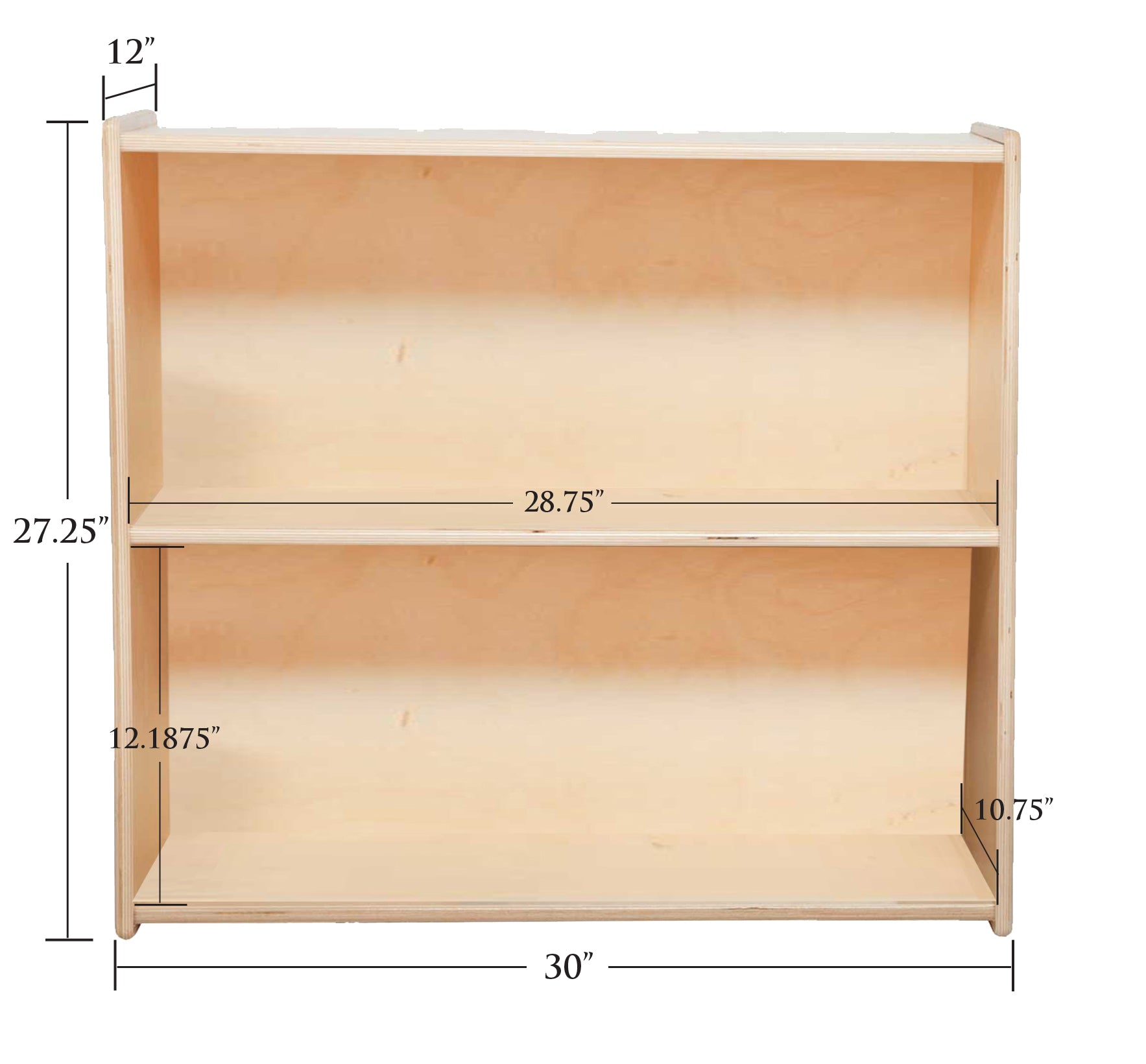 Contender Bookshelf, 27-1/4"H - RTA