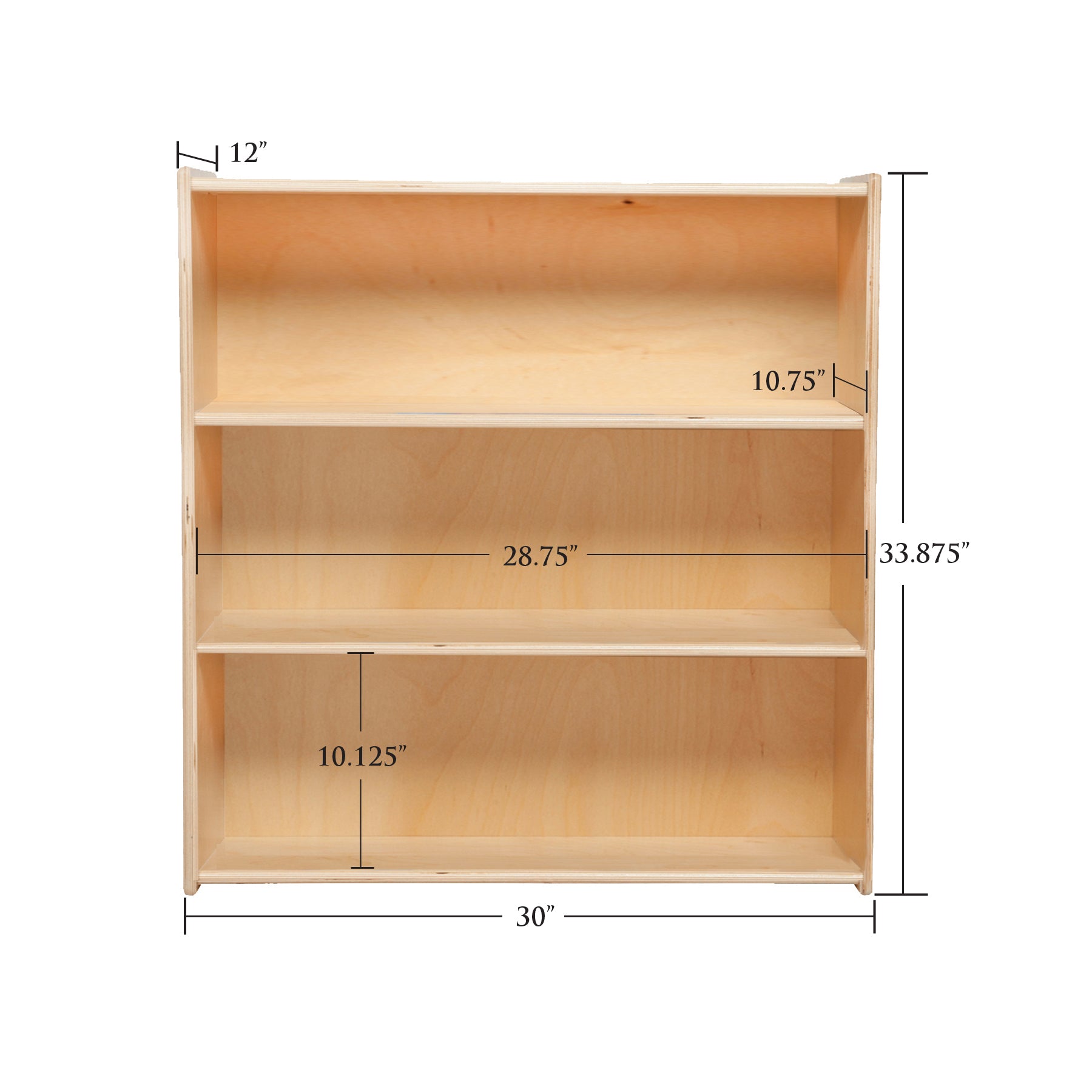 Contender Bookshelf, 33-7/8"H - RTA