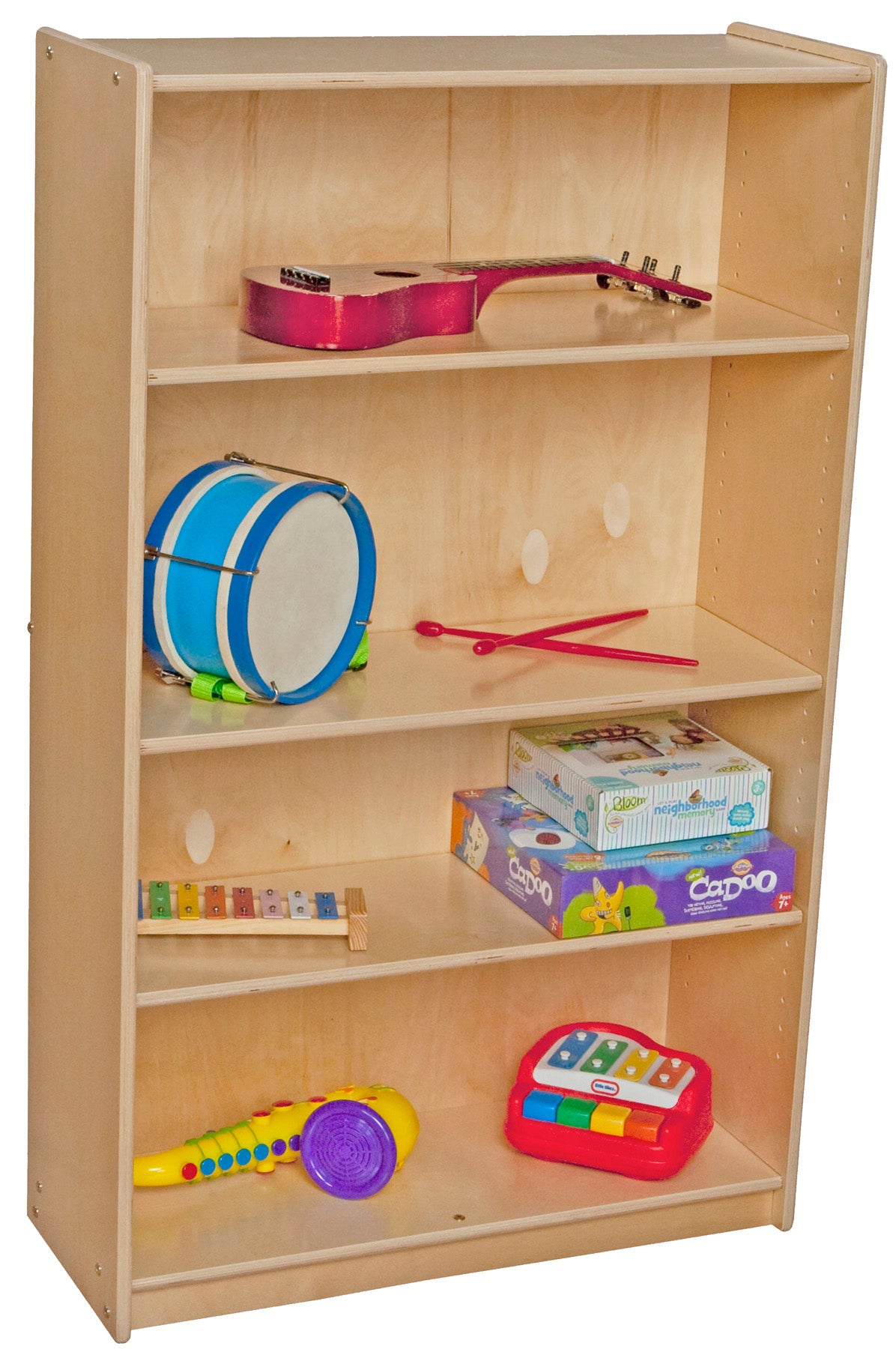 Contender Adjustable Shelf Bookcase (49" H) - RTA
