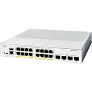 Cisco Catalyst 1300-16P-4X Managed Switch 16 Port GE PoE 4x10GE SFP+ Limited Lifetime Protection (C1300-16P-4X)