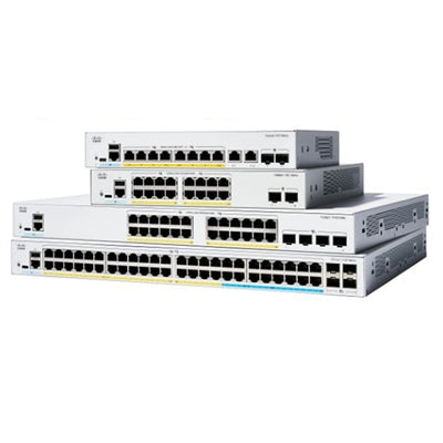 Cisco Consumer Products - Cisco Catalyst C1300-16T-2G Ethernet Switch - 16 Ports - Manageable - Gigabit Ethernet - 10/100/1000Base-T, 1000Base-X - Unk