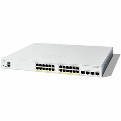 Cisco Consumer Products - Cisco Catalyst C1300-24FP-4G Ethernet Switch - 24 Ports - Manageable - Gigabit Ethernet - 10/100/1000Base-T, 1000Base-X - Un
