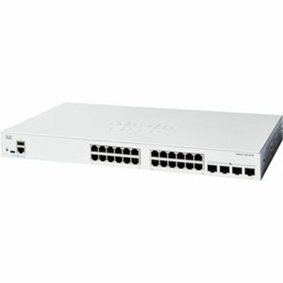 Cisco Catalyst 1300-24T-4X Managed Switch 24 Port GE 4x10GE SFP+ Limited Lifetime Protection (C1300-24T-4X)
