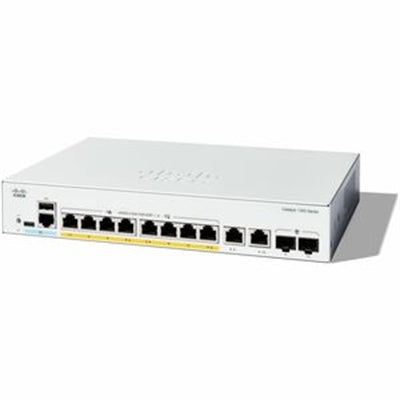 Cisco Consumer Products - Cisco Catalyst C1300-8P-E-2G Ethernet Switch - 8 Ports - Manageable - Gigabit Ethernet - 10/100/1000Base-T, 1000Base-X - Unk