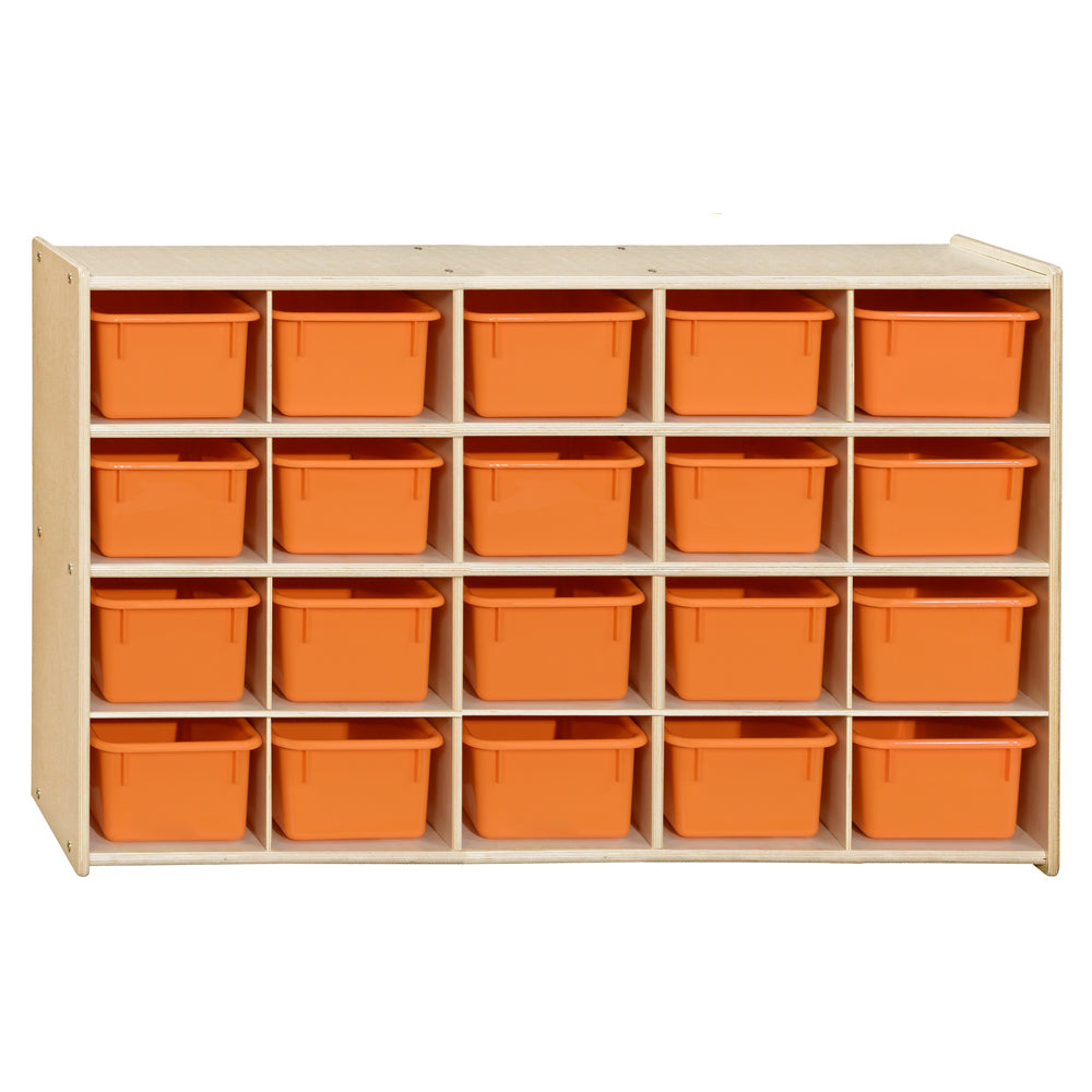 Contender 20 Tray Storage with Orange Trays - RTA
