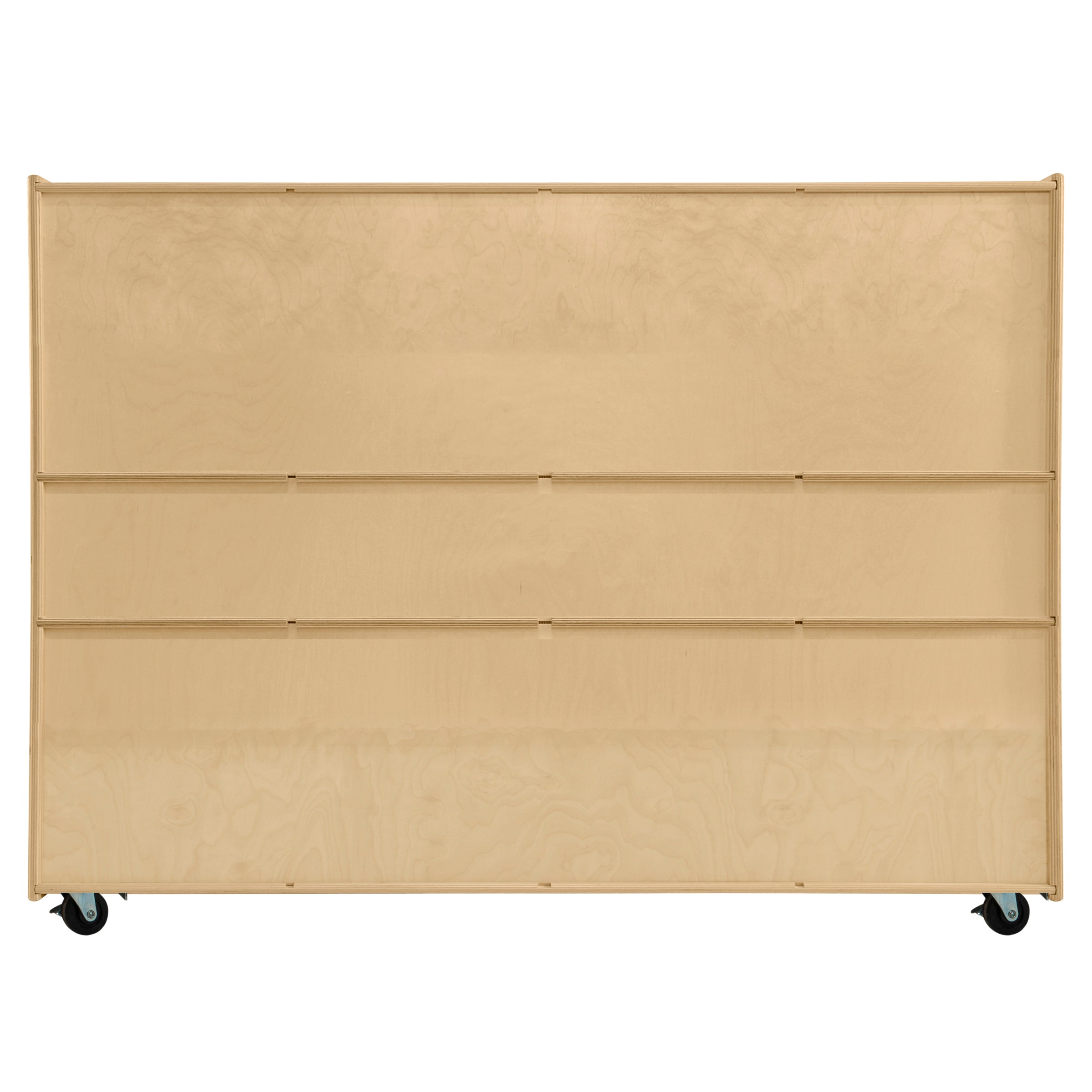 Contender Mobile 30 Tray Storage with Purple Trays - Assembled with Casters