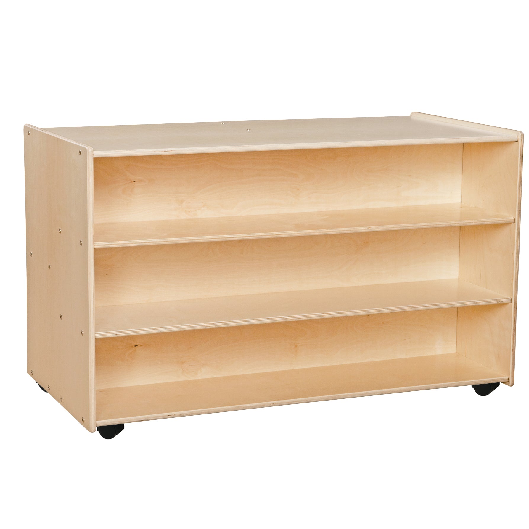 Contender Double Storage with (12) Brown Trays - Assembled