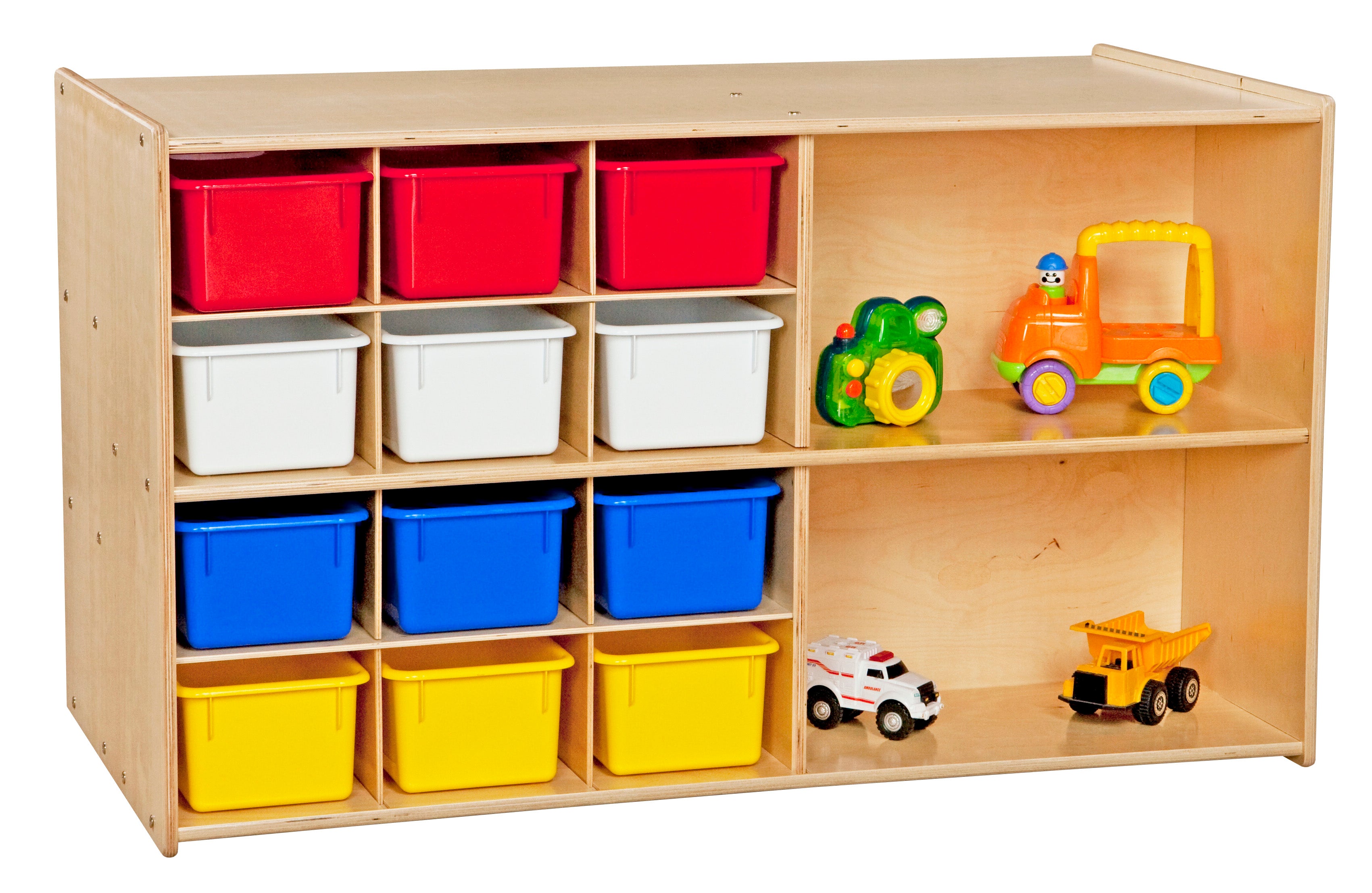Contender Double Storage with (12) Assorted Trays - Assembled