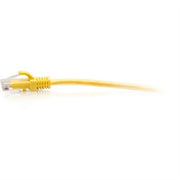 30172 15 Ft. Cat6a Snagless Unshielded Twisted Pair Slim Ethernet Network Patch Cable, Yellow