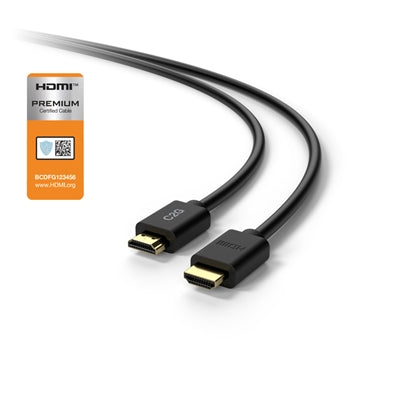 6ft (1.8m) C2G Plus Series TAA-Compliant High Speed HDMI® Cable with Ethernet - 4K 60Hz