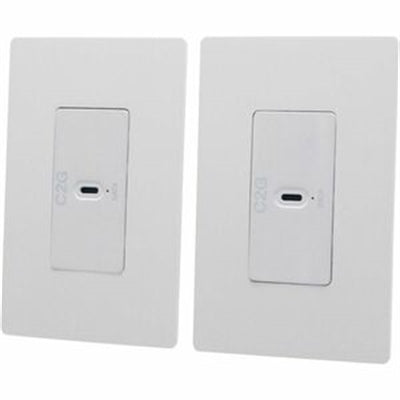 54268 Superbooster 1-Port USB Over CAT6A Wall Plate to Wall Plate Extender Kit, USB 3.2 Gen1 - 5 Gbps