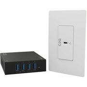 USB 3.2 Superbooster Wptx 4 Port Box Rx Superbooster 1-port USB Over Cat6a Wall
