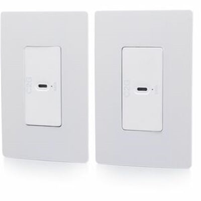 Superbooster® USB Camera Extender Over Cat Single Gang Wall Plate to Single Gang Wall Plate Kit
